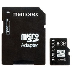 microSDHC TravelCard, Class 4, 8GB