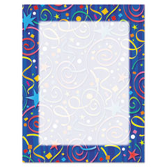 Design Suite Paper, 24 lb, 8 1/2 x 11, Royal Blue/Star Confetti, 100/PK