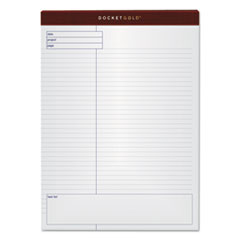 Docket Gold Planning Pads, Project-Management Format and Quadrille Rule (4 sq/in), (40) White 8.5 x 11 Sheets, 4/Pack