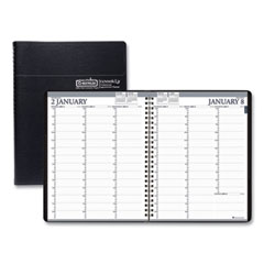 Recycled Professional Weekly Planner, 15-Min Appointments, 11 x 8.5, Black, 2023, Sold by the EA