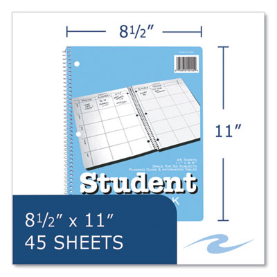 Student Plan Book, Homework/Assignment-Tracking, 22-Weeks: Six-Subject ...