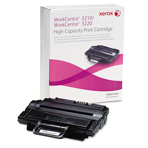 Picture of 106R01486 High-Yield Toner, 4,100 Page-Yield, Black