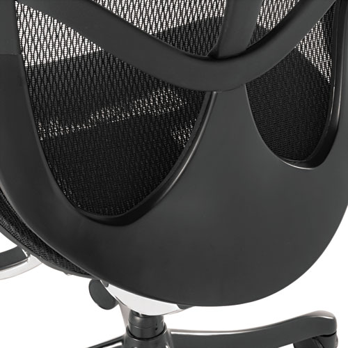 Picture of Alera EQ Series Ergonomic Multifunction Mid-Back Mesh Chair, Supports Up to 250 lb, Black