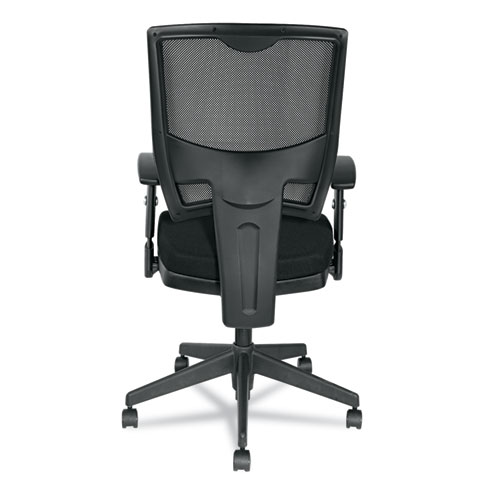 Picture of Alera Epoch Series Fabric Mesh Multifunction Chair, Supports Up to 275 lb, 17.63" to 22.44" Seat Height, Black