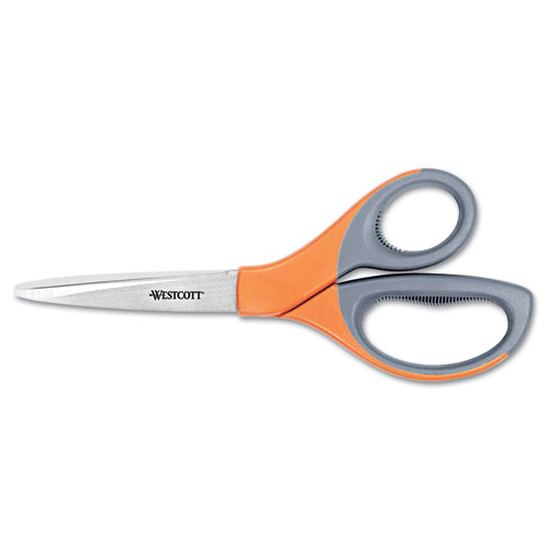 Westcott+Office+Expert+Bent+Stainless+Scissors+-+3.50%26quot%3B+Cutting+Length+-+8%26quot%3B+Overall+Length+-+Bent-left%2Fright+-+Stainless+Steel+-+Pointed+Tip+-+Stainless+Steel+-+1+Each