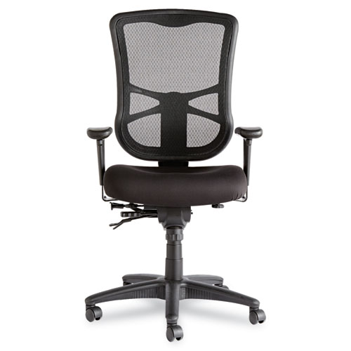 Picture of Alera Elusion Series Mesh High-Back Multifunction Chair, Supports Up to 275 lb, 17.2" to 20.6" Seat Height, Black