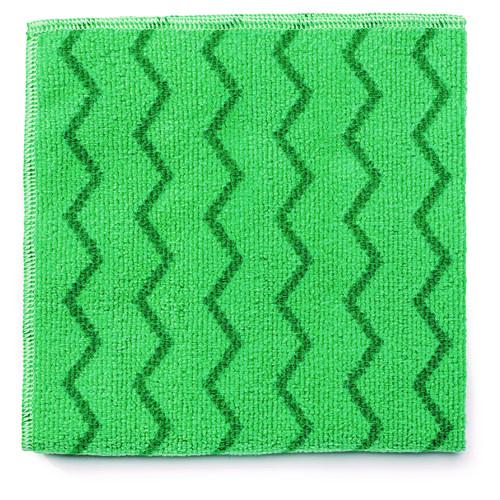 Picture of Reusable Cleaning Cloths, Microfiber, 16 x 16, Green, 12/Carton