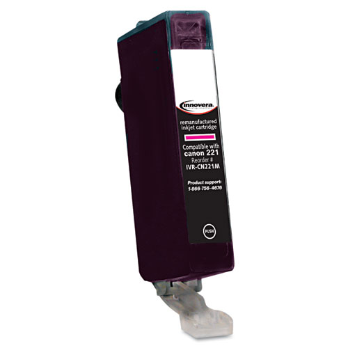 Picture of Remanufactured Magenta Ink, Replacement for CLI-221M (2948B001), 530 Page-Yield