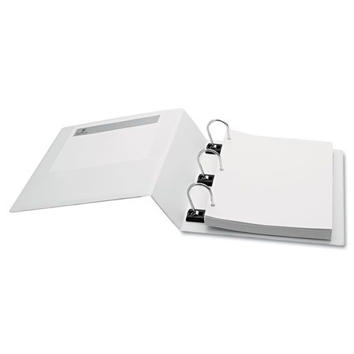 Picture of Gapless Loop Ring View Binder, 3 Rings, 5" Capacity, 11 x 8.5, White