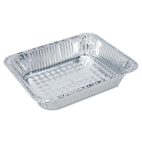 Picture of Aluminum Oblong Container, 1-lb Capacity, 4.56 x 5.56 x 1.63, Silver, 1,000/Carton