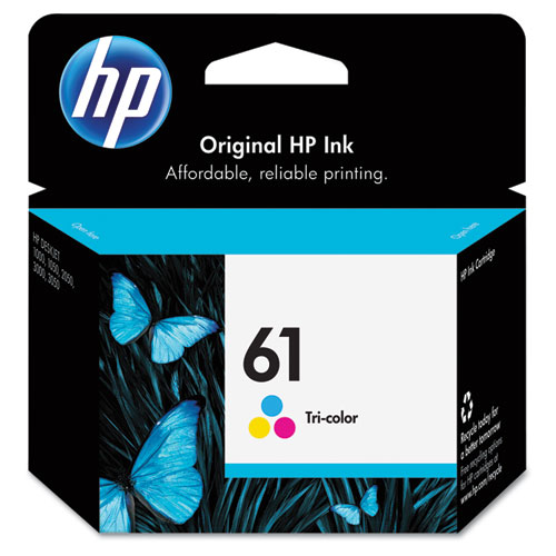 HP+61%2C+%28ch562wn%29+Tri-Color+Original+Ink+Cartridge