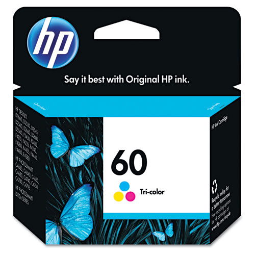 Picture of HP 60, (CC643WN) Tri-Color Original Ink Cartridge