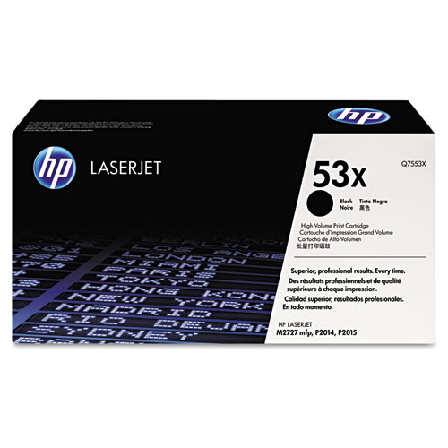 HP+53x%2C+%28q7553x%29+High-Yield+Black+Original+Laserjet+Toner+Cartridge