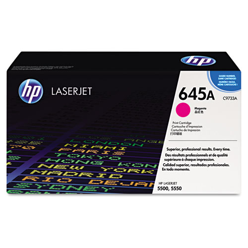 Picture of HP 645A, (C9733A) Magenta Original LaserJet Toner Cartridge