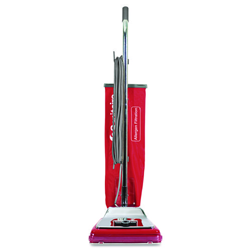 Picture of TRADITION Upright Vacuum SC888K, 12" Cleaning Path, Chrome/Red