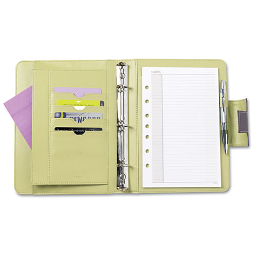 Picture of Terramo Refillable Planner, 8.5 x 5.5, Eggplant Cover, 12-Month (Jan to Dec): Undated