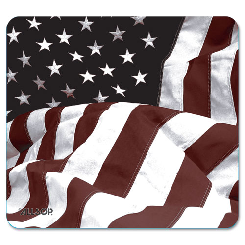 Picture of Naturesmart Mouse Pad, 8.5 x 8, American Flag Design