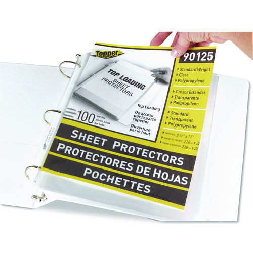 Top-Load+Polypropylene+Sheet+Protectors%2C+Standard%2C+Letter%2C+Clear%2C+2%26quot%3B%2C+100%2Fbox