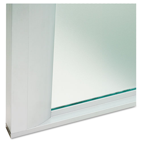 Picture of Glass Door Set With Silver Frame For 72" Wide Hutch, 17w x 16h, Clear, 4 Doors/Set
