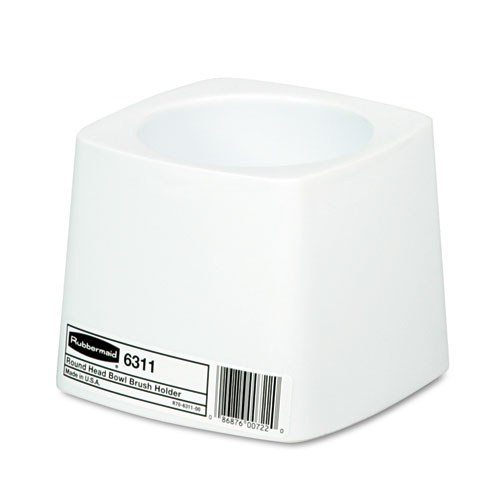 Picture of Commercial-Grade Toilet Bowl Brush Holder, White