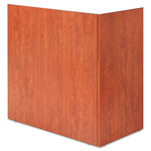 Picture of Alera Valencia Reversible Reception Return, 44.13w x 23.63d x 41.5h, Medium Cherry