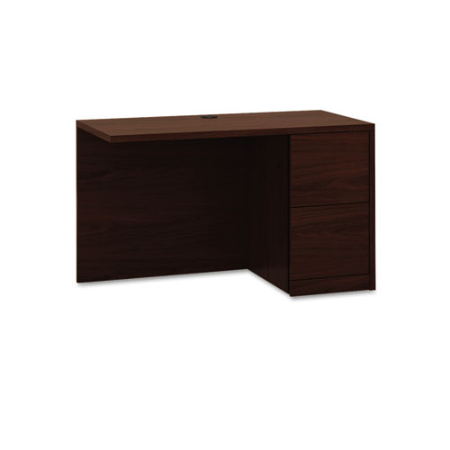 Picture of 10500 Series L Workstation Return, Full-Height Right Ped, 48w x 24d x 29.5h, Mahogany