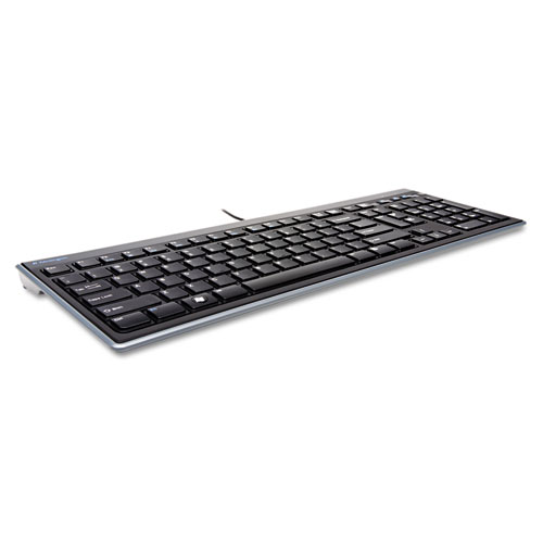 Picture of Slim Type Standard Keyboard, 104 Keys, Black