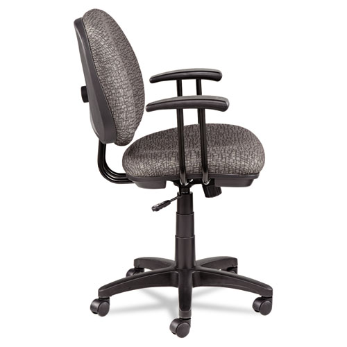 Picture of Alera Interval Series Swivel/Tilt Task Chair, Supports 275 lb, 18.11" to 23.22" Seat, Graphite Gray Seat/Back, Black Base