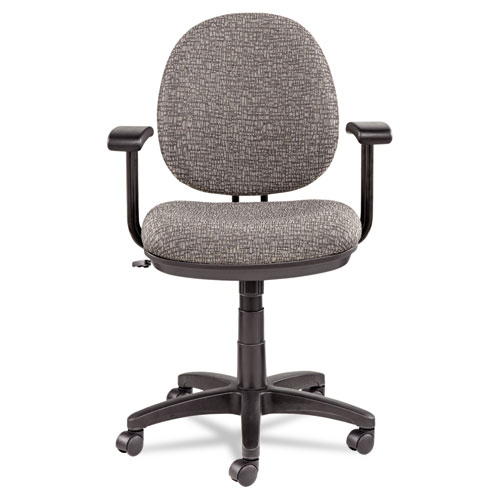 Picture of Alera Interval Series Swivel/Tilt Task Chair, Supports 275 lb, 18.11" to 23.22" Seat, Graphite Gray Seat/Back, Black Base