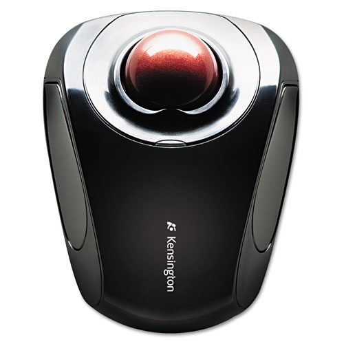 Picture of Orbit Wireless Mobile Trackball, 2.4 GHz Frequency/30 ft Wireless Range, Left/Right Hand Use, Black/Red