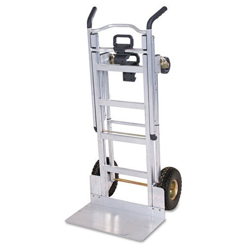 Picture of 3-in-1 Convertible Hand Truck, 800 lb to 1,000 lb Capacity, 21.06 x 21.85 x 48.03, Aluminum