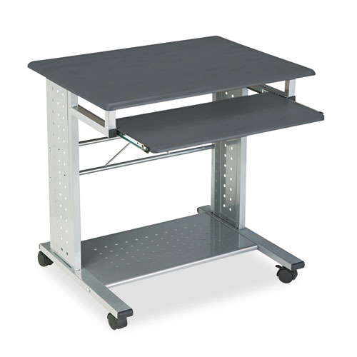 Picture of Empire Mobile PC Cart, 29.75" x 23.5" x 29.75", Anthracite/Silver