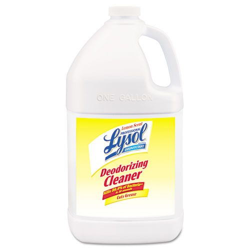 Picture of Disinfectant Deodorizing Cleaner Concentrate, 1 gal Bottle, Lemon Scent
