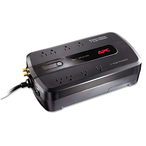 Picture of BE650G1 Back-UPS ES 650 Battery Backup System, 8 Outlets, 650 VA, 340 J