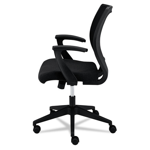 Picture of HVL521 Mesh Mid-Back Task Chair, Supports Up to 250 lb, 17.5" to 22" Seat Height, Black