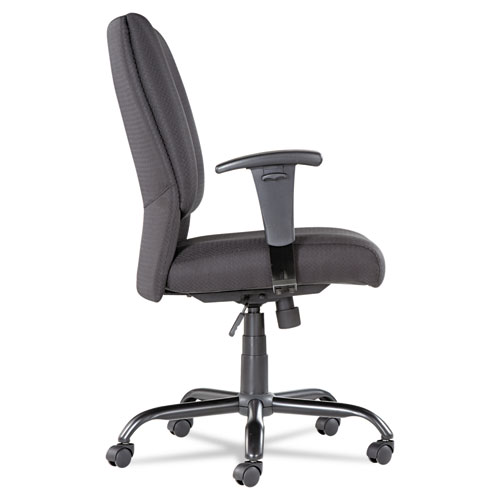 Picture of Big/Tall Swivel/Tilt Mid-Back Chair, Supports Up to 450 lb, 19.29" to 23.22" Seat Height, Black