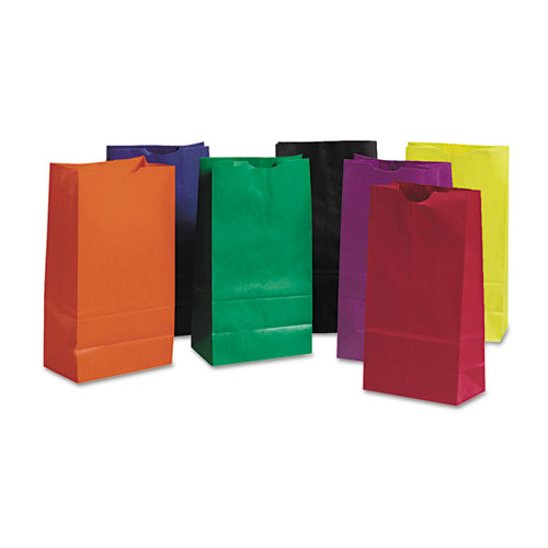 Picture of Rainbow Bags, 6" x 11", Assorted Bright, 28/Pack
