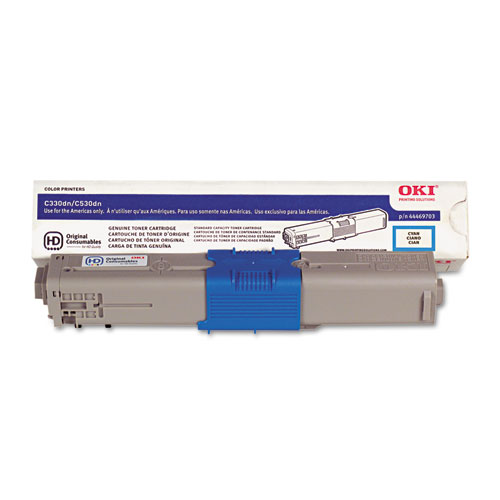 Picture of 44469703 Toner, 3,000 Page Yield, Cyan