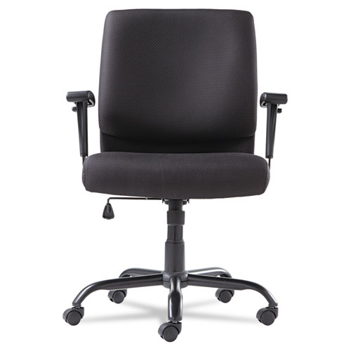 Picture of Big/Tall Swivel/Tilt Mid-Back Chair, Supports Up to 450 lb, 19.29" to 23.22" Seat Height, Black