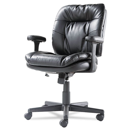 Picture of Executive Swivel/Tilt Chair, Supports Up to 250 lb, 16.93" to 20.67" Seat Height, Black