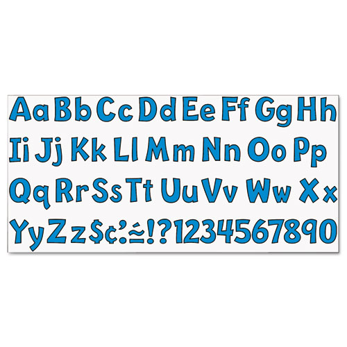 Picture of Ready Letters Playful Combo Set, Blue, 4"h, 216/Set