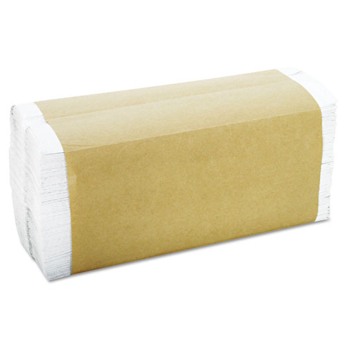 Picture of C-Fold Towels, 1-Ply, 11 x 10.13, White, 198/Pack, 12 Packs/Carton