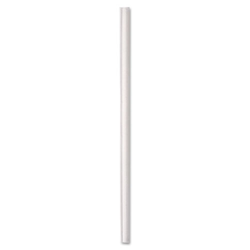 Picture of Jumbo Straws, 7.75", Polypropylene, Translucent, 250/Pack, 50 Packs/Carton