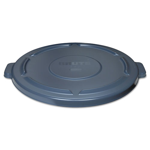 Picture of BRUTE Self-Draining Flat Top Lids, 24.5" Diameter x 1.5h, Gray