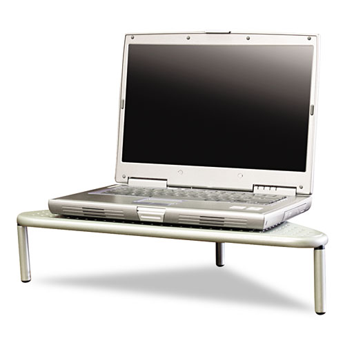 Picture of Metal Art Corner Stand, 20" x 11.5" x 5", Pewter, Supports 40 lbs