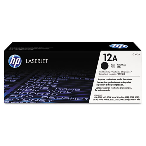 HP+12a%2C+%28q2612a-G%29+Black+Original+Laserjet+Toner+For+Us+Government