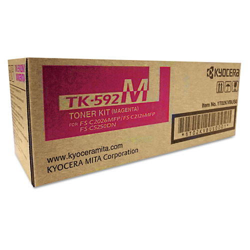 Picture of TK592M Toner, 5,000 Page-Yield, Magenta