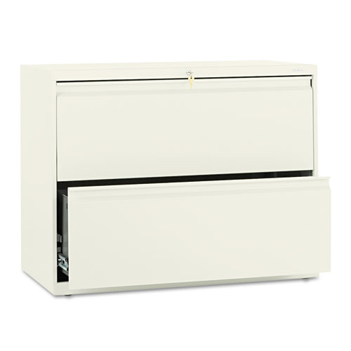 Picture of Brigade 800 Series Lateral File, 2 Legal/Letter-Size File Drawers, Putty, 36" x 18" x 28"