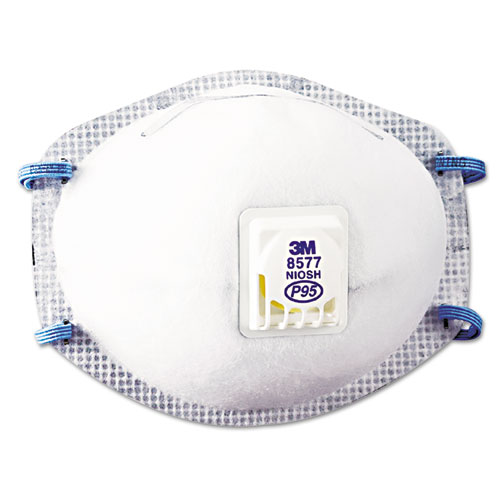 Picture of Particulate Respirator 8577, P95, One Size Fits All, 10/Box