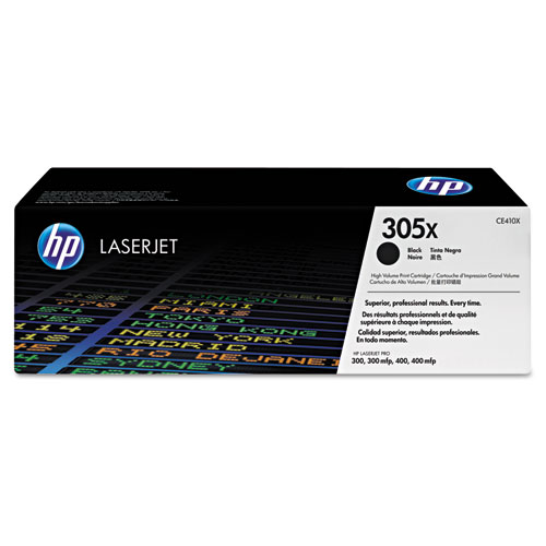 Picture of HP 305X, (CE410X) High-Yield Black Original LaserJet Toner Cartridge